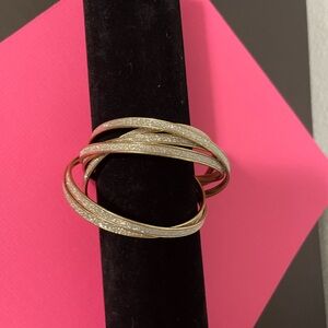 Elegant Gold and Silver Bracelet